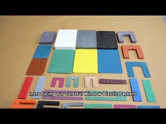 Zindywidualizowany, dobrej jakości plastikowy opakowacz w kształcie U, do podłogi i drzwi.