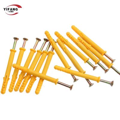 Gumowa nylonowa kotwa z tworzywa sztucznego 8 * 40 mm