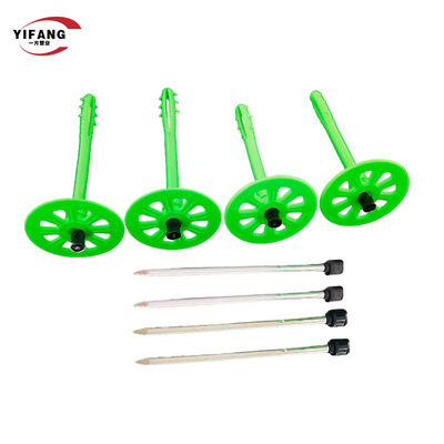 Plastikowe elementy do izolacji termicznej gwoździe do izolacji ścian zewnętrznych