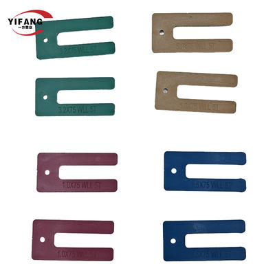 75mm U Typ Plastic Packer For Window Plastic Shim Horseshoe Shape Window Packer dla drzwi i okien